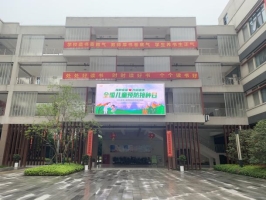 上坊新城小学全国儿童预防接种日宣教——电子屏