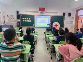 上坊新城小学全国儿童预防接种日宣教——健康教育课 (2)
