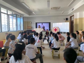 “救”在身边——南京市江宁上坊新城小学红会开展“世界急救日”宣教活动 (2)