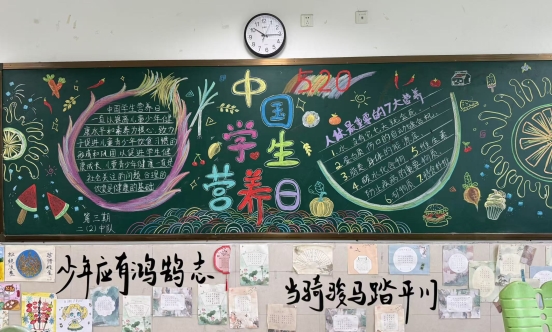 2025.5.20中国学生营养日黑板报评比 (2)